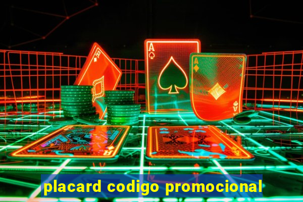 placard codigo promocional