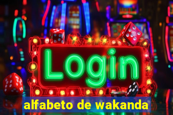 alfabeto de wakanda