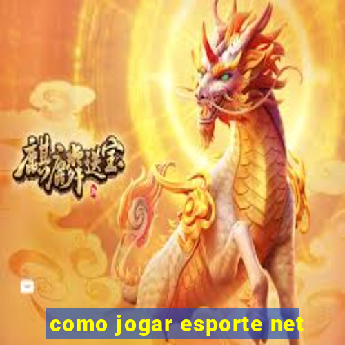 como jogar esporte net