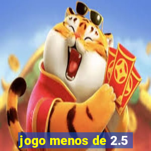 jogo menos de 2.5