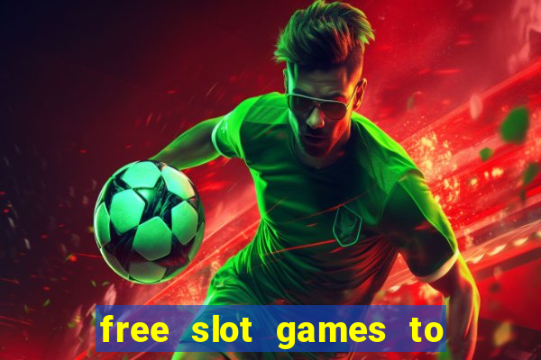 free slot games to win real money