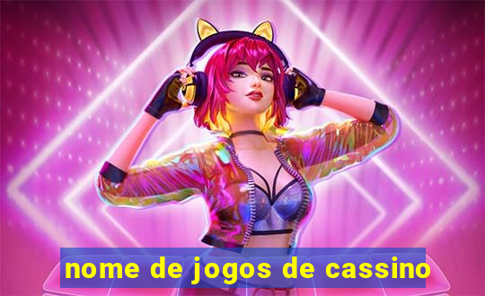 nome de jogos de cassino