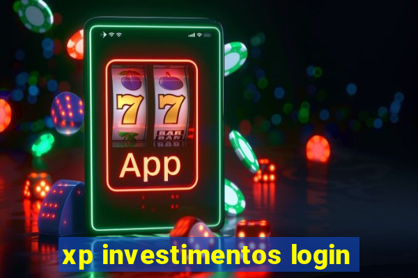 xp investimentos login