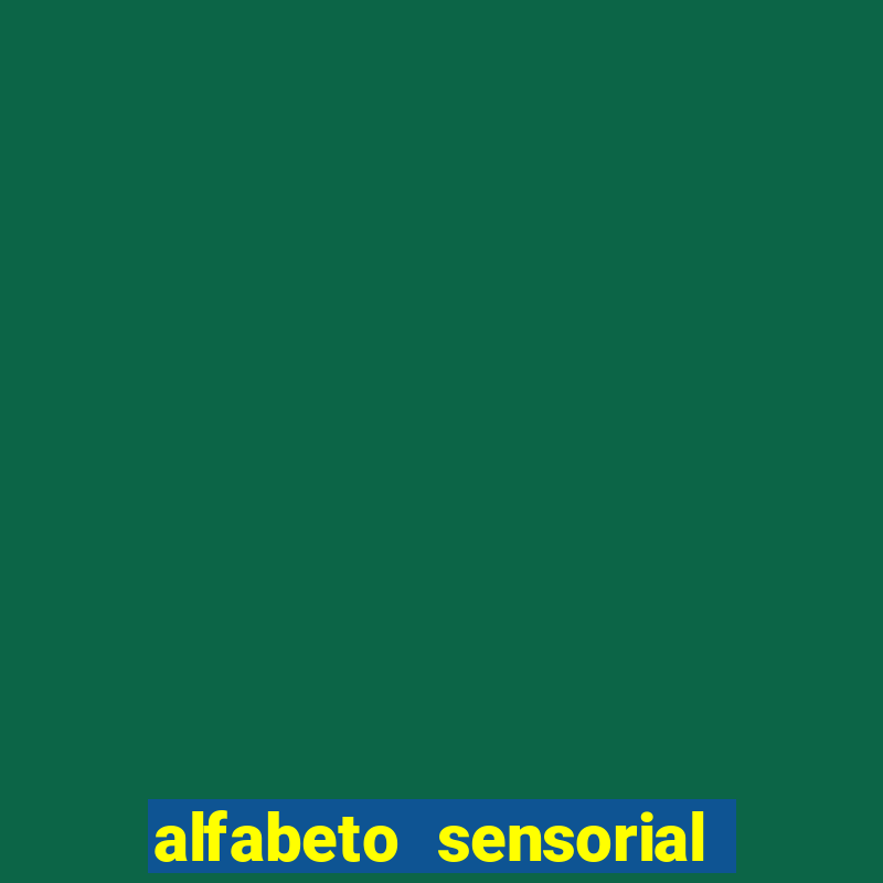 alfabeto sensorial para imprimir