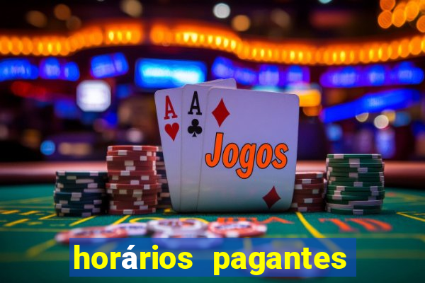 horários pagantes pg soft