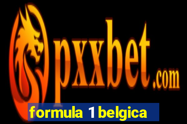 formula 1 belgica