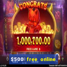 $500 free online casino bonus