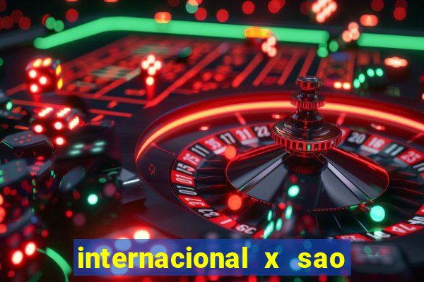 internacional x sao paulo palpite