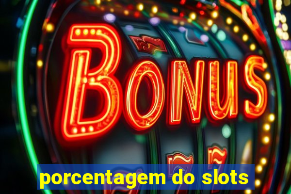 porcentagem do slots