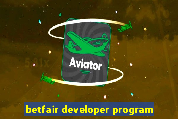 betfair developer program