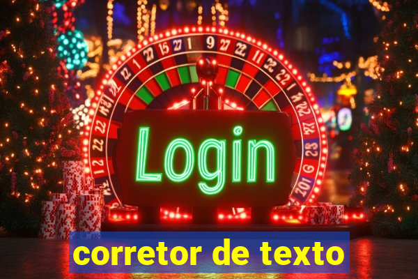 corretor de texto