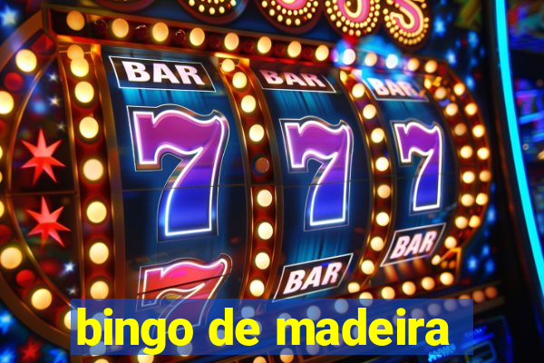 bingo de madeira