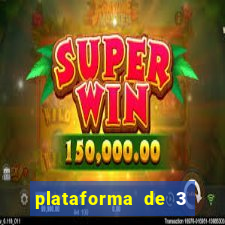 plataforma de 3 reais cassino