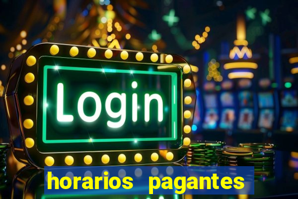 horarios pagantes slots pg