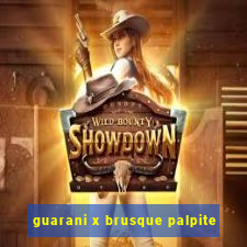 guarani x brusque palpite