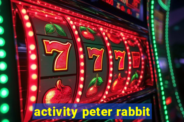 activity peter rabbit