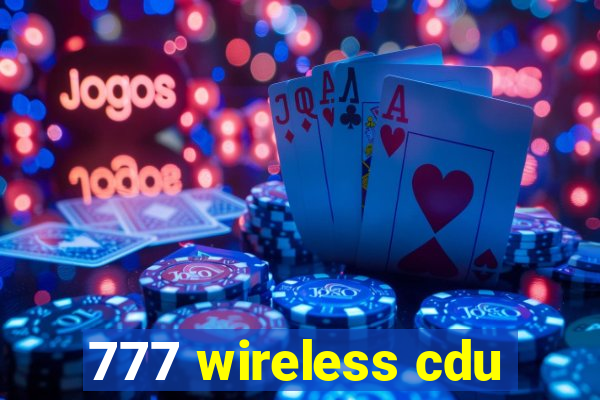 777 wireless cdu