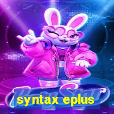 syntax eplus