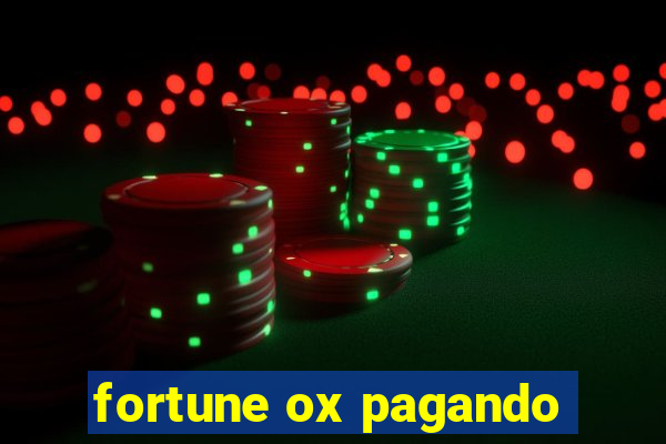 fortune ox pagando