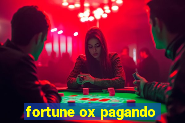 fortune ox pagando