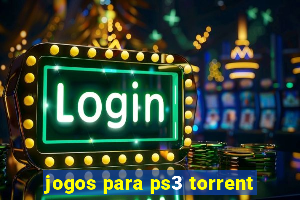 jogos para ps3 torrent