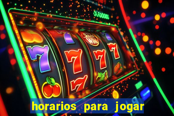 horarios para jogar fortune mouse