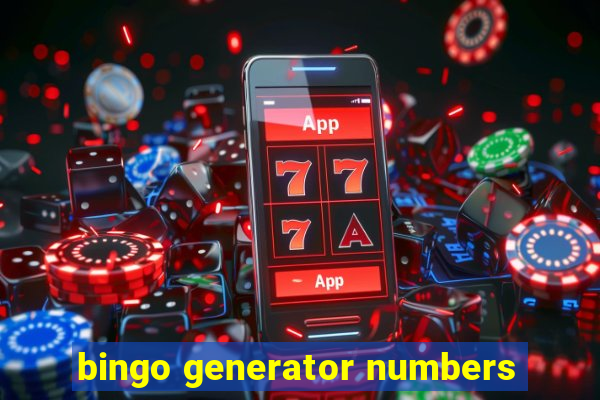 bingo generator numbers