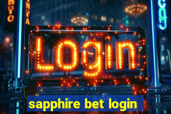 sapphire bet login