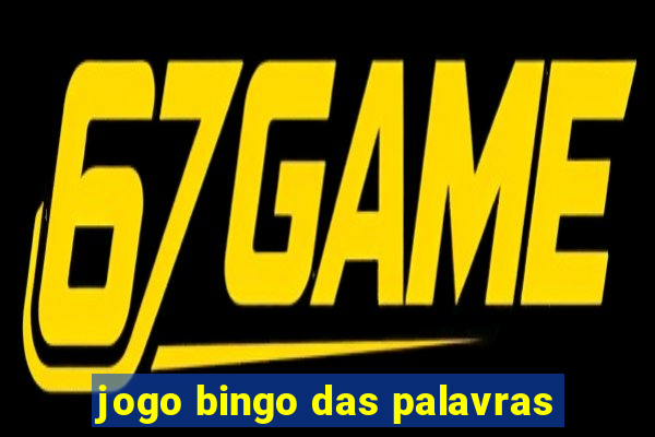 jogo bingo das palavras