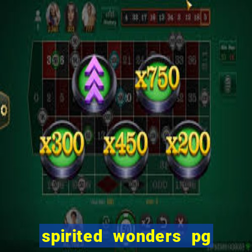 spirited wonders pg soft demo