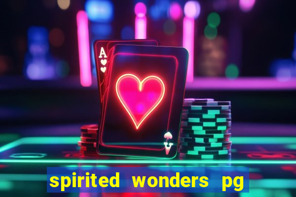 spirited wonders pg soft demo