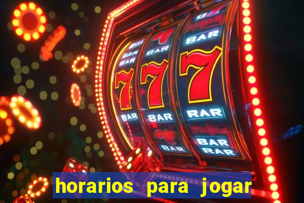 horarios para jogar fortune rabbit