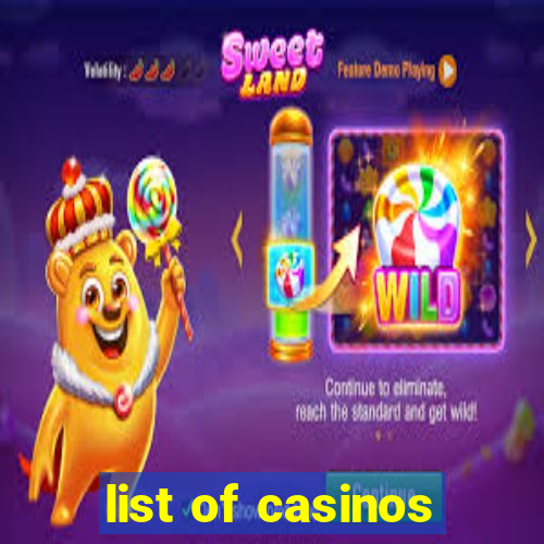 list of casinos