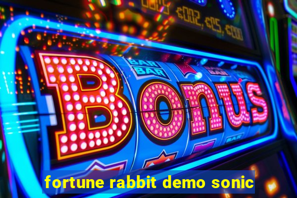 fortune rabbit demo sonic