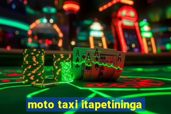 moto taxi itapetininga