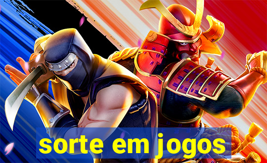 sorte em jogos