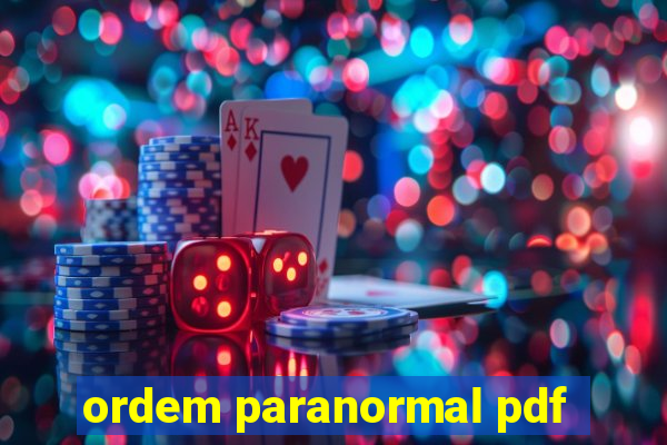 ordem paranormal pdf