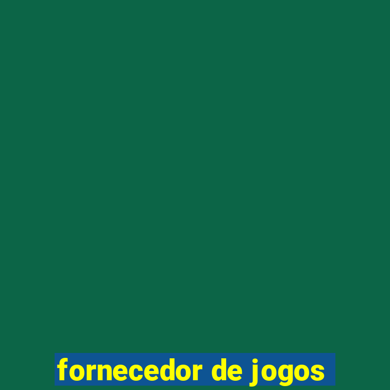 fornecedor de jogos