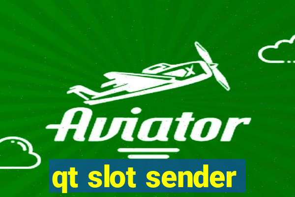 qt slot sender