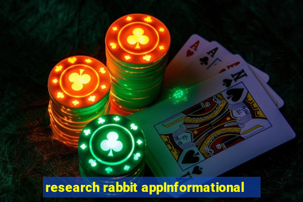 research rabbit appInformational