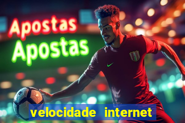 velocidade internet para jogar online