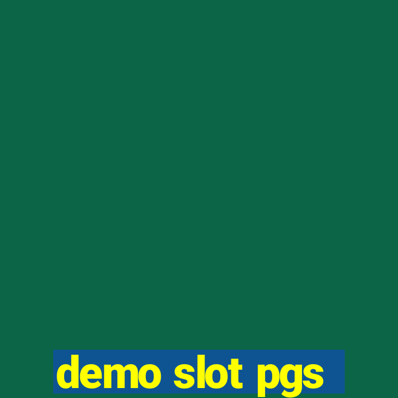 demo slot pgs