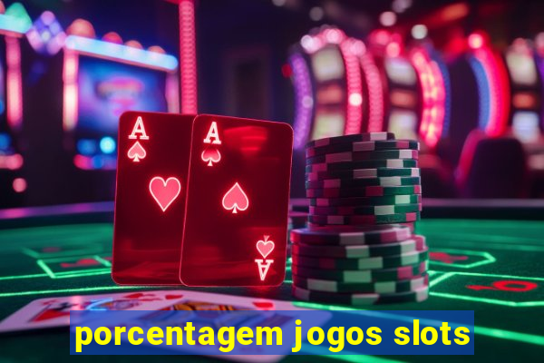 porcentagem jogos slots