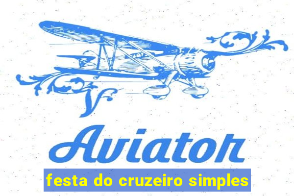 festa do cruzeiro simples