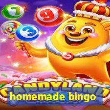 homemade bingo