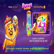 fortune rabbit demo pgInformational