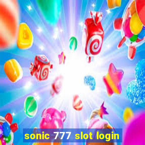 sonic 777 slot login