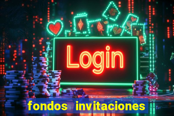 fondos invitaciones de bingo para editar