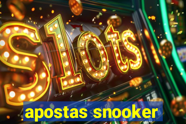 apostas snooker