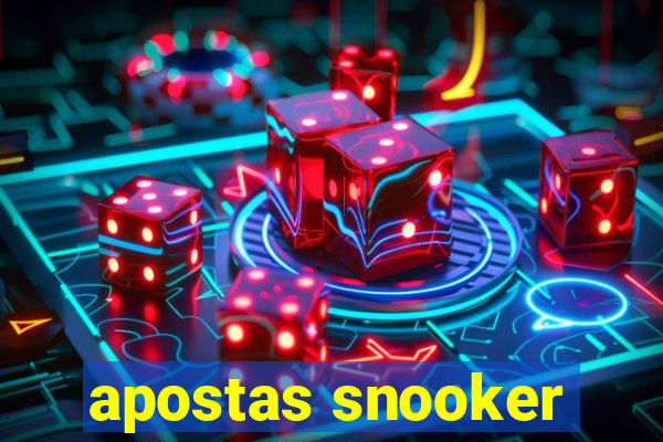 apostas snooker